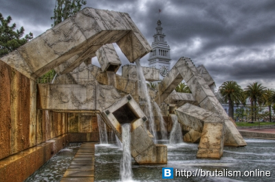 Vaillancourt Fountain, Justin Herman Plaza, San Francisco, California_1